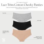 Victoria's Secret Lace Trim Cheeky Underwear Pack