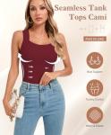 Women's U Neck Shapewear Tank Top with Bra