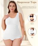 Plus Size Tummy Control Shapewear Camisole Top