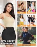 AURUZA 2PCS Plus Size Tummy Control Camisoles