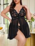 Avidlove Plus Size Lace Babydoll Chemise Nightgown