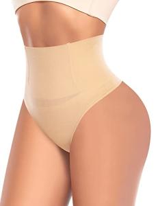 High Waist Tummy Control Thong Shapewear