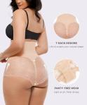 Tummy Control Butt Lifting Shapewear in Beige