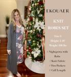 Ekouaer Women's Lace Nightgown and Robe Set