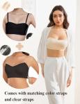 Nude Push-Up Strapless Bra for Women