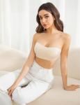 Nude Push-Up Strapless Bra for Women