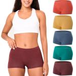 Bamboo Cool Seamless Boyshort Panties 5 Pack