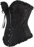 Lace-Up Boned Corset Top for Women