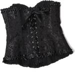 Lace-Up Boned Corset Top for Women