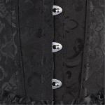 Lace-Up Boned Corset Top for Women