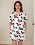 SHESHOW Women's Christmas Button Down Pajama Set