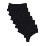 Amazon Essentials Women's High-Waisted Thong 6-Pack