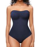 Lenashape Seamless Strapless Bodysuit with Tummy Control
