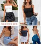 Lenashape Seamless Strapless Bodysuit with Tummy Control