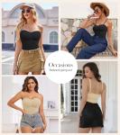 Miguofan Strapless Seamless Bodysuit with Tummy Control