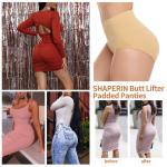 Shaperin Women's High Waist Butt Lifter Panties