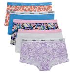 Hanes Girls Moisture-Wicking Boyshorts 5-Pack