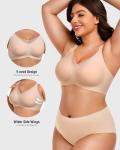 Gailife 3 Pack Seamless Nursing Bras, V Neck