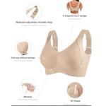 3-Pack Women's Ribbed Push-Up Wireless Bras