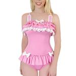 Cute Bunny Cotton Romper Teddy Lingerie Pink