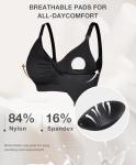 Lover-Beauty Hands-Free Nursing Bra - Black
