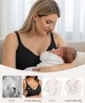 Lover-Beauty Hands-Free Nursing Bra - Black