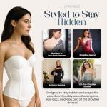 Dominique Lace Longline Corset Bustier Bra