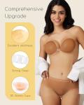 Niidor Strapless Silicone Invisible Adhesive Bra