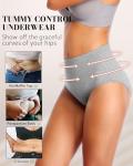 High Waist Postpartum Briefs for Women