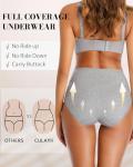 High Waist Postpartum Briefs for Women