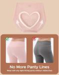 INNERSY Women's High Waist No Show Briefs 3-Pack