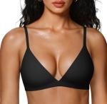 OEAK Women’s Seamless No Underwire Triangle Bra