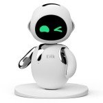 Eilik Silver - Interactive Robot Desk Companion Toy