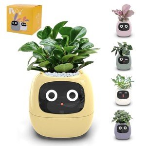 AI Smart Flowerpot with Expressions & Sensors