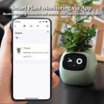 AI Smart Flowerpot with Expressions & Sensors