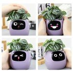 AI Smart Flowerpot with Expressions & Sensors