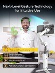AI Tracking Smartphone Gimbal Stabilizer with Extension