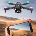 HD Dual Camera RC Drone with LED Lights and 50x Zoom