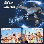 Wipkviey T28 4K Drone - Foldable RC Quadcopter