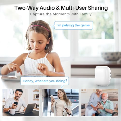 Wireless Outdoor Security Cameras with AI Detection - 2 Pack