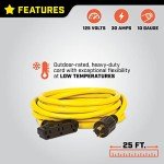 Champion 30-Amp Generator Extension Cord, 25-Foot