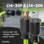 30-Amp 25ft Generator Extension Cord - 4-Prong