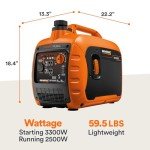 Generac 3,300W Gas Portable Inverter Generator