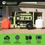 Green-Power America 10000W Dual Fuel Portable Generator