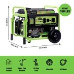 Green-Power America 10000W Dual Fuel Portable Generator