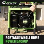 Green-Power America 10000W Dual Fuel Portable Generator