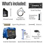 Westinghouse 5000W Super Quiet Dual Fuel Inverter Generator
