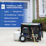 DuroMax 13,000-Watt Dual Fuel Portable Generator