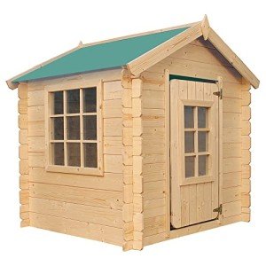 Wooden Kids Outdoor Playhouse - Fun Wendy House