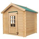 Wooden Kids Outdoor Playhouse - Fun Wendy House